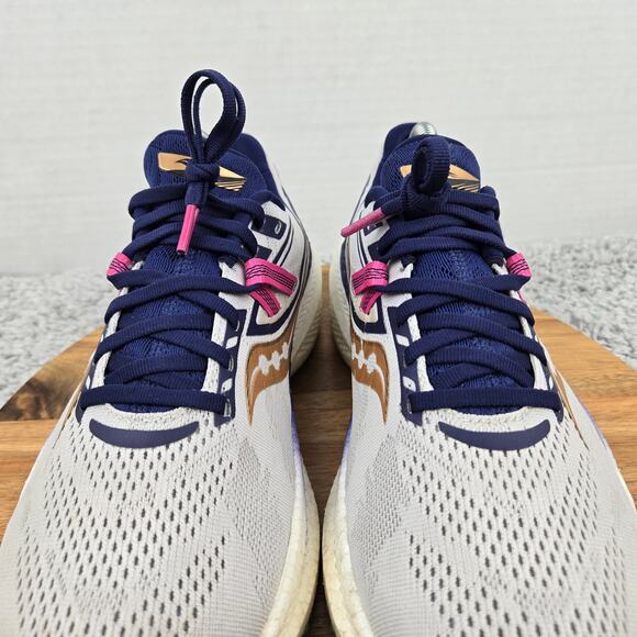 Saucony Triumph 20 Prospect Glass Athletic Gym Running Shoe Womens 10 S10759-40 - Picture 7 of 15